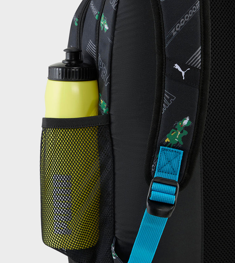 Logo Printed Zip-Closure Backpack