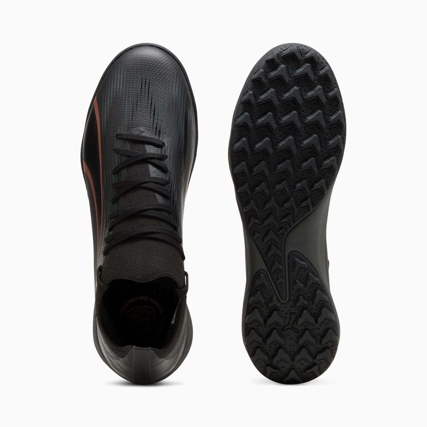 ULTRA MATCH TT Black-Copper Rose - Top View and Outsole
