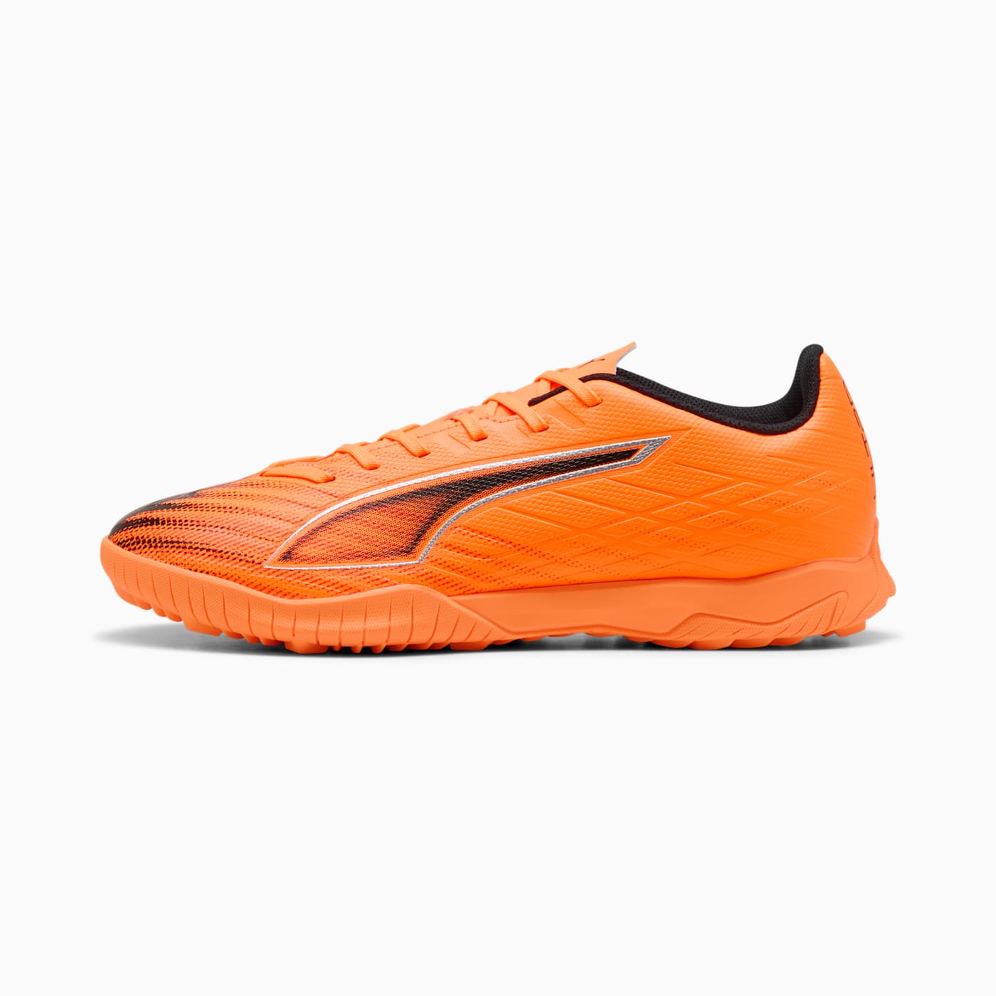ULTRA 6 PLAY TT Heat Fire-PUMA Black-Glo - Side Profile - Lateral