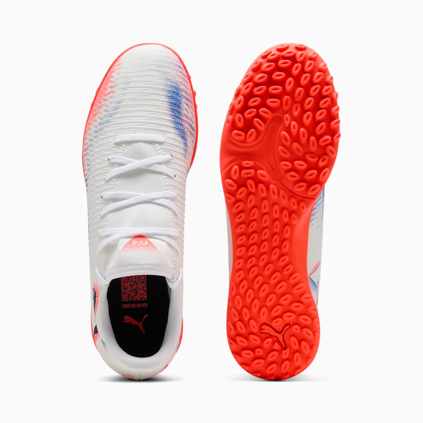 FUTURE 8 PLAY TT White-Black-G - Top View and Outsole
