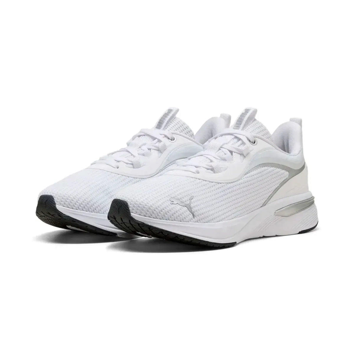 PUMA SOFTRIDE Charm Sneakers-PUMA White-PUMA Silver-PUMA Black