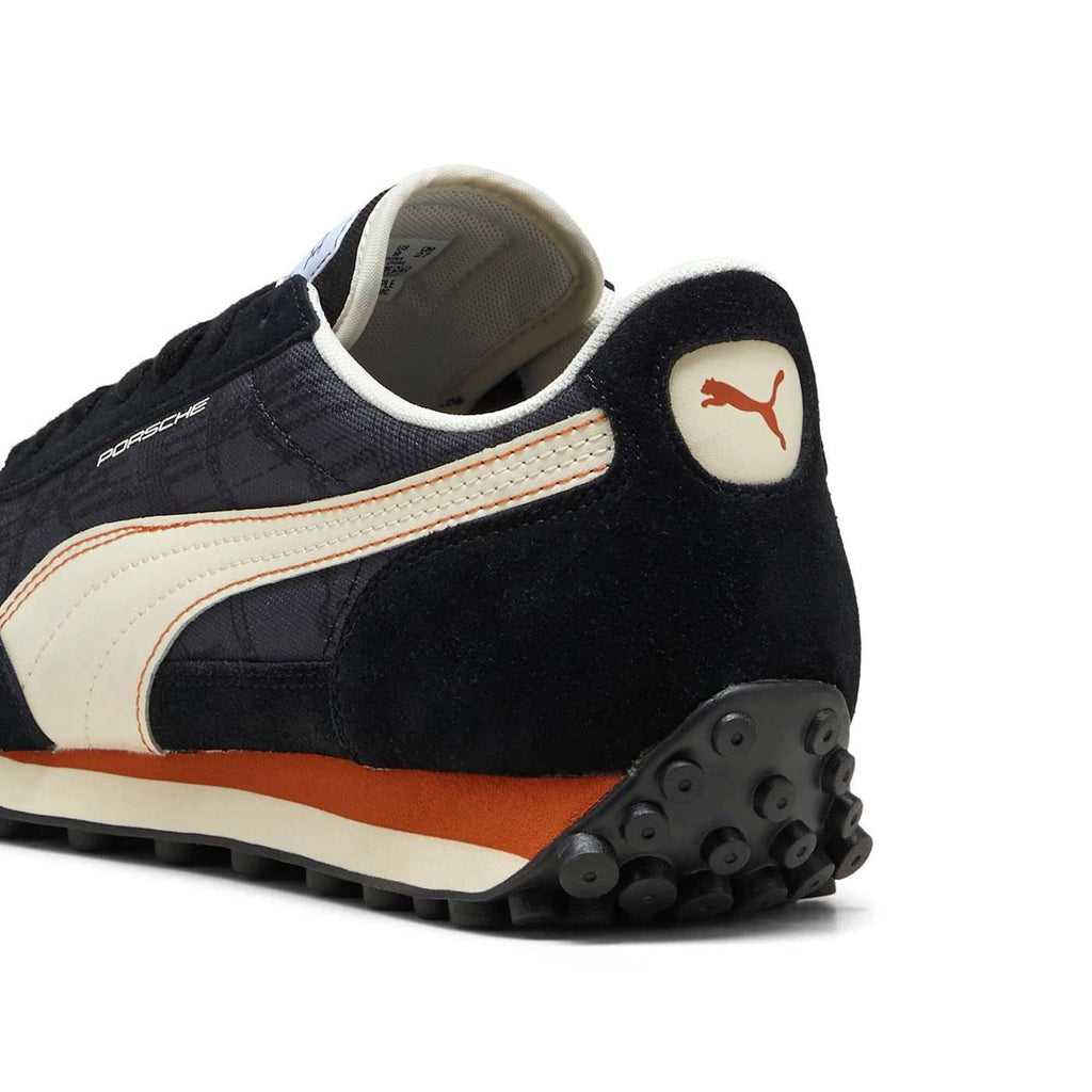 PL Easy Rider Men's Shoes - PUMA Black-Alpine Snow - Back / Heel View