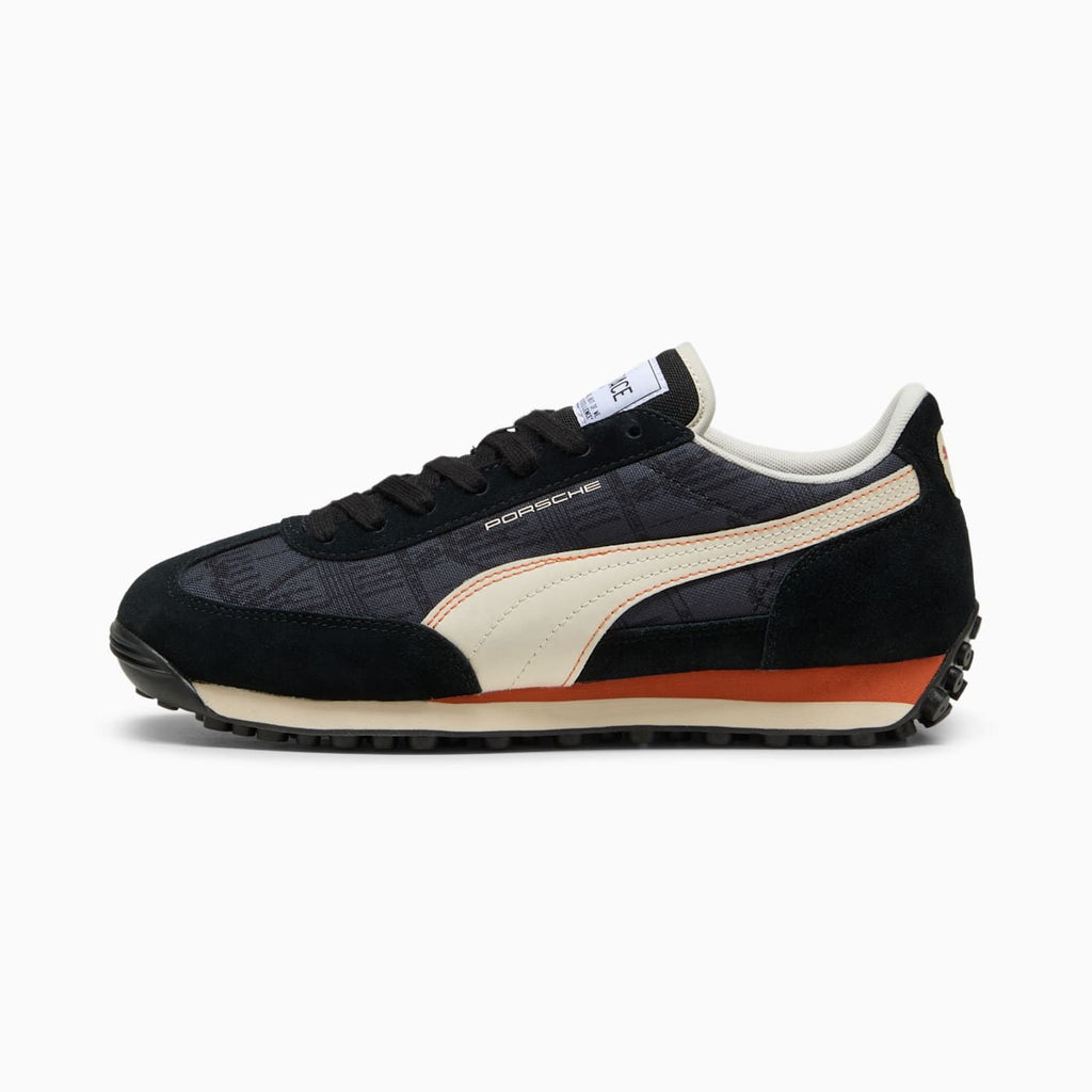 PL Easy Rider Men's Shoes - PUMA Black-Alpine Snow - Side Profile - Lateral