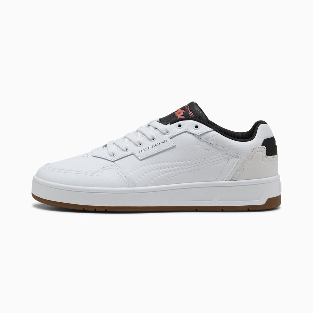 PL Court Classic Lux Men's Shoes - PUMA White - Side Profile - Lateral