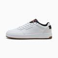 PL Court Classic Lux Men's Shoes - PUMA White - Side Profile - Lateral