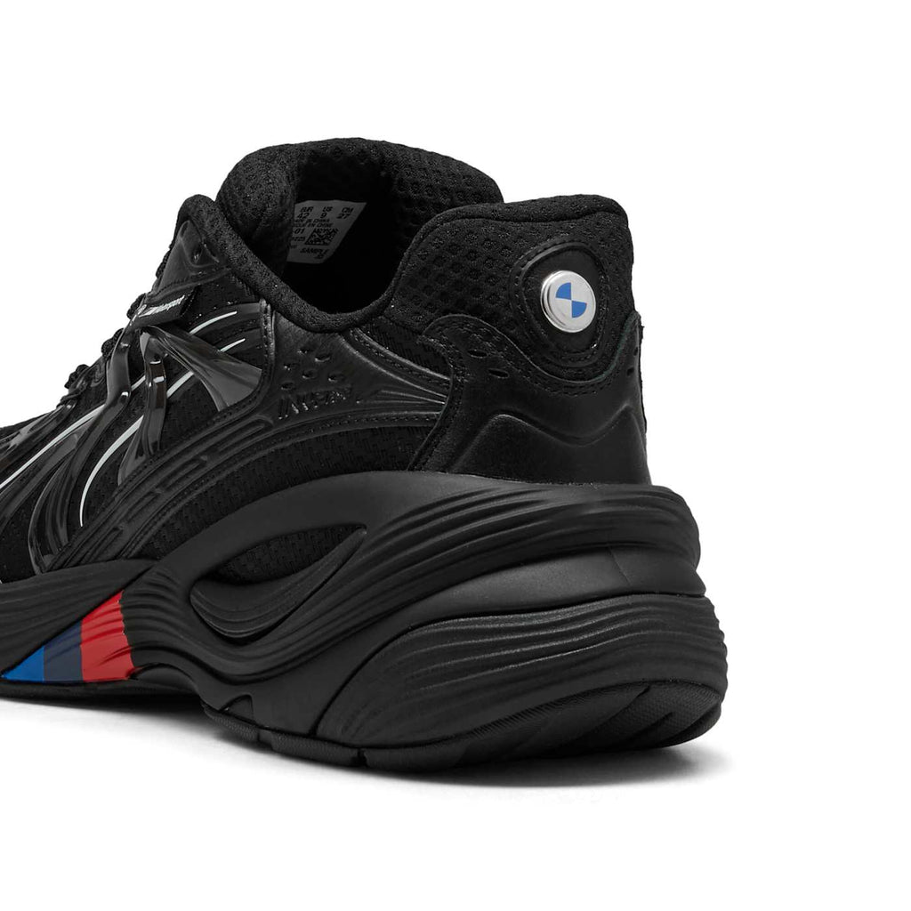 BMW MMS Inverse Men's Shoes - PUMA Black-PUMA White - Back / Heel View