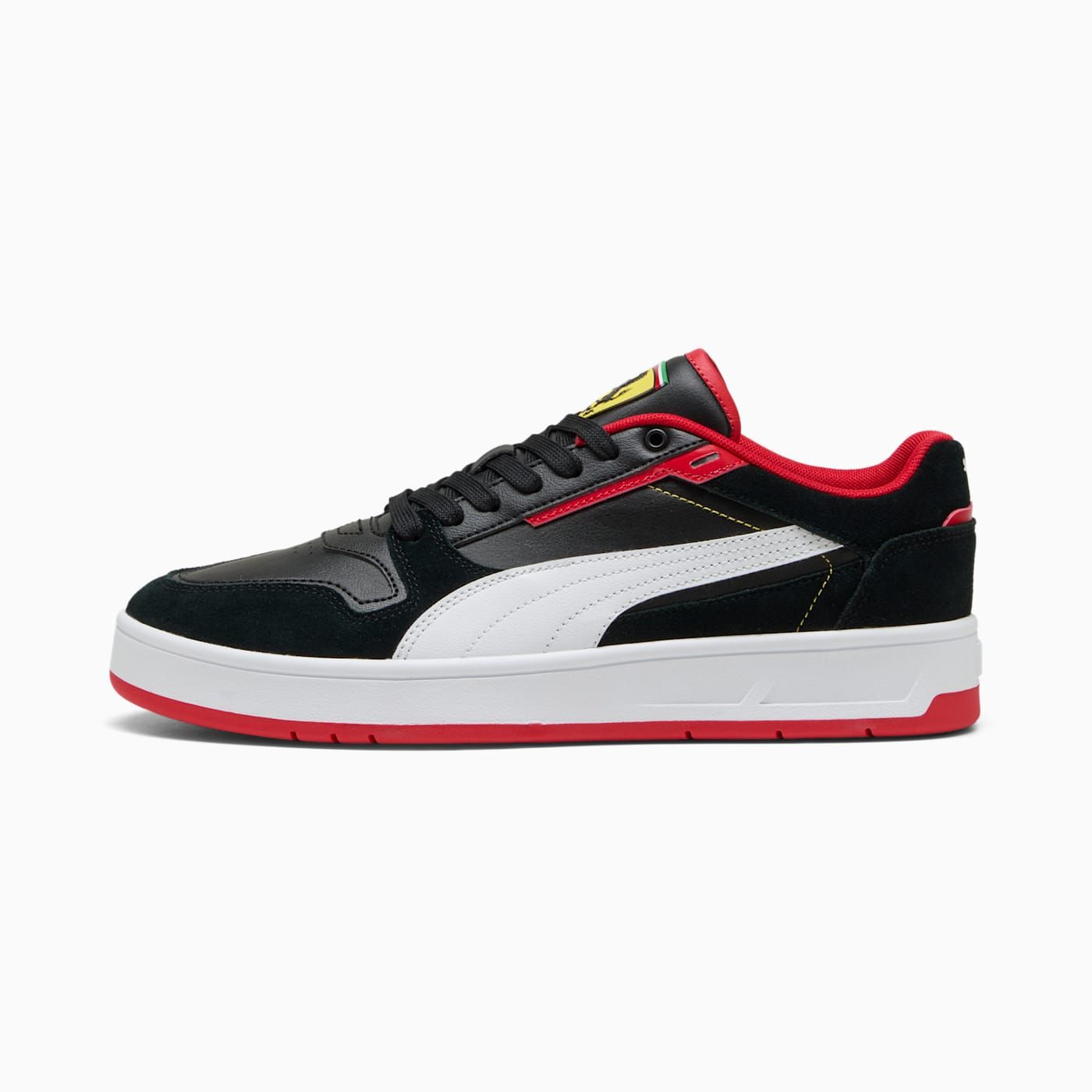 Ferrari Court Classic Street SD Men's Shoes - PUMA Bla - Side Profile - Lateral