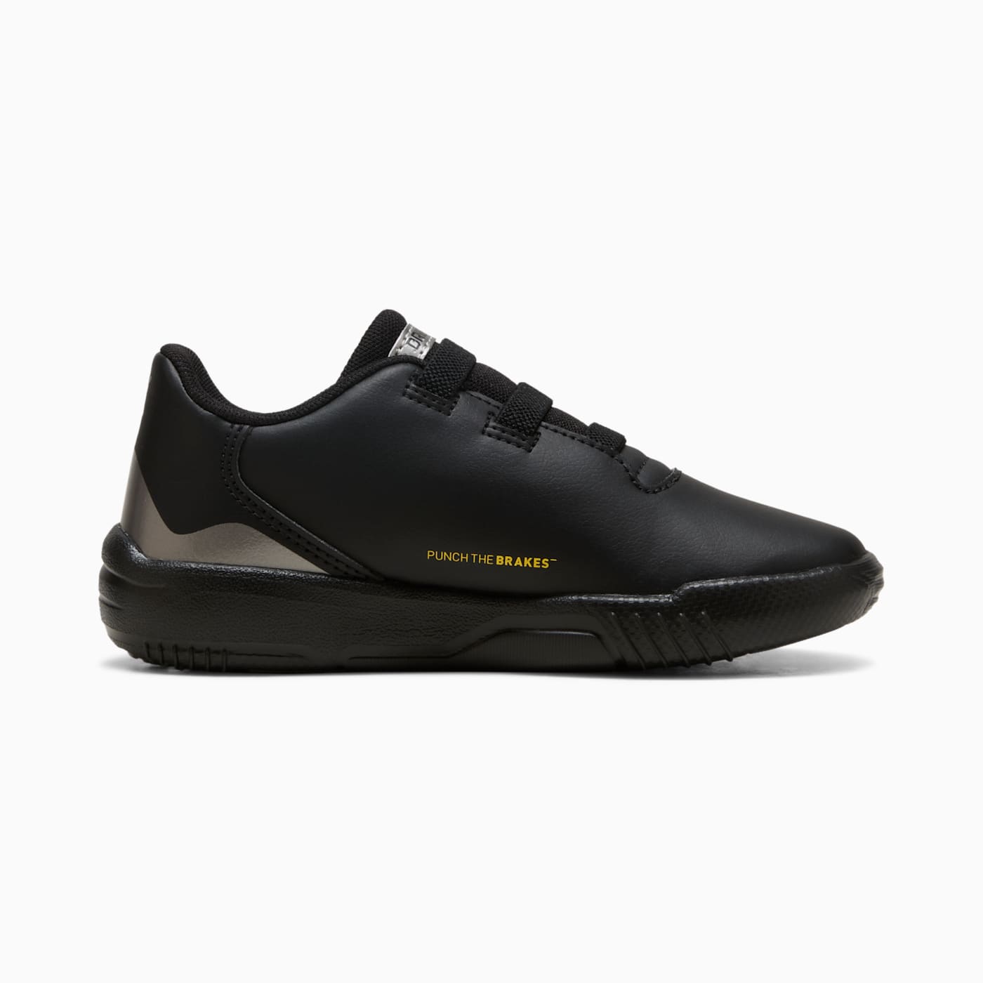 Ferrari Drift Cat 11 AC+ Kids' Shoes - PUMA Black-Sp - Side Profile - Medial