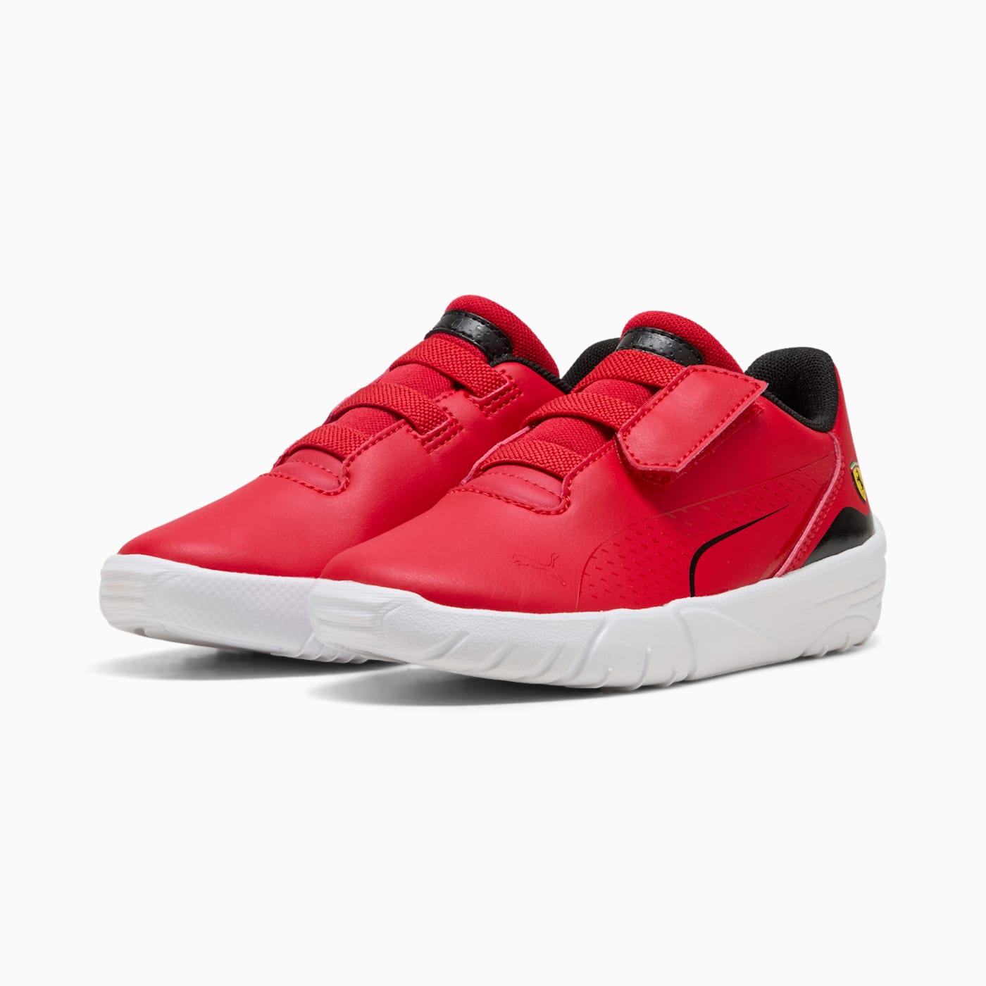 Ferrari Drift Cat 11 AC+ Kids' Shoes - Rosso Corsa-P - Clean Studio Shot