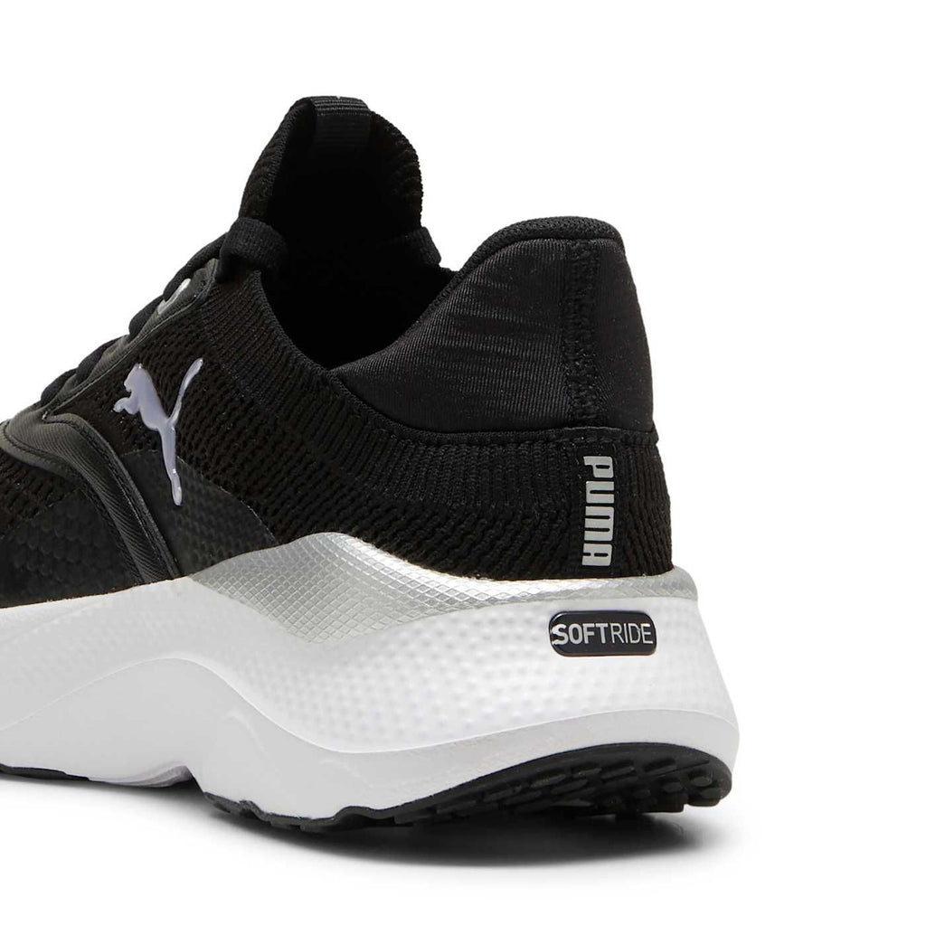 Softride Mayve Women's Shoes - PUMA Black-PUMA Whit - Back / Heel View