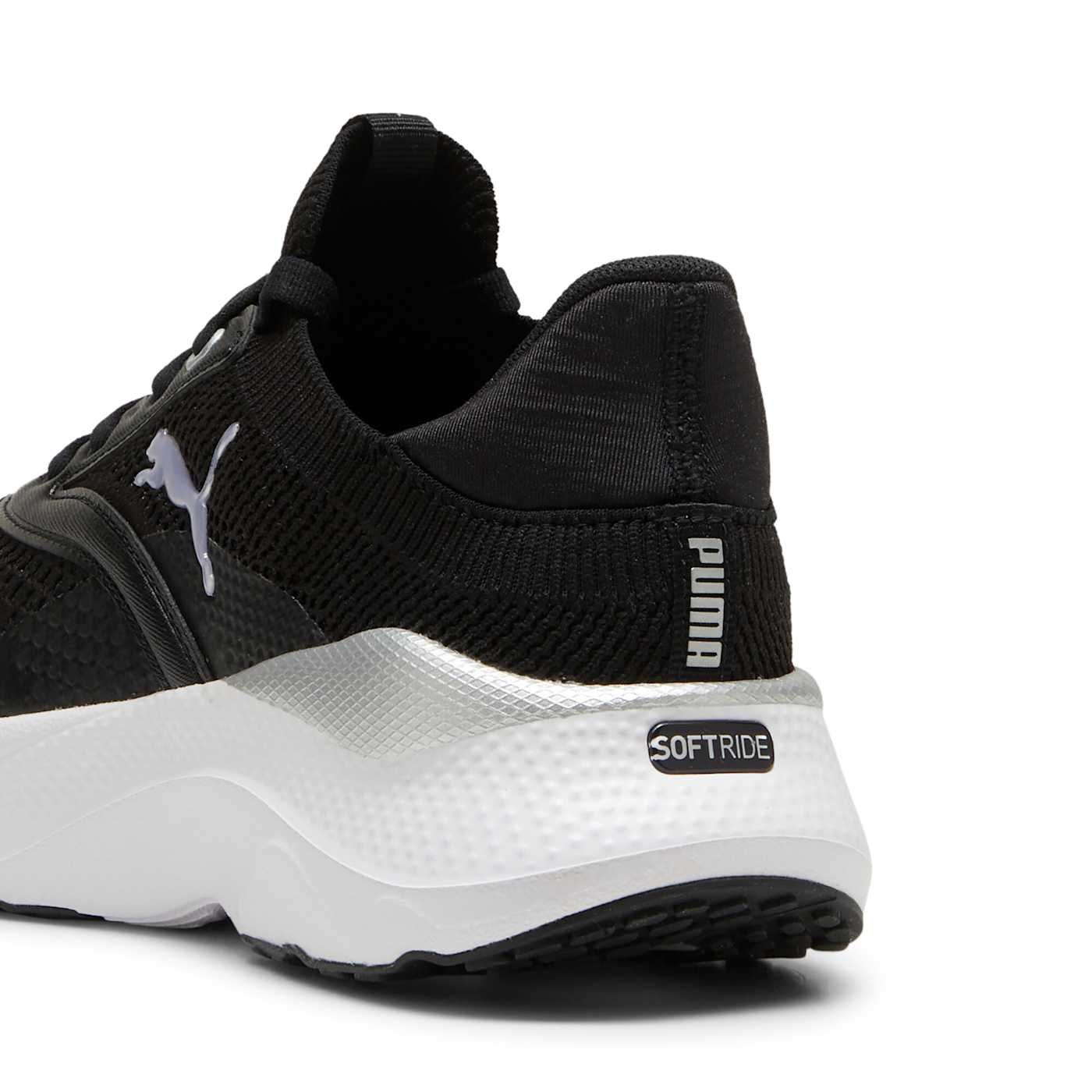 Softride Mayve Women's Shoes - PUMA Black-PUMA Whit - Back / Heel View