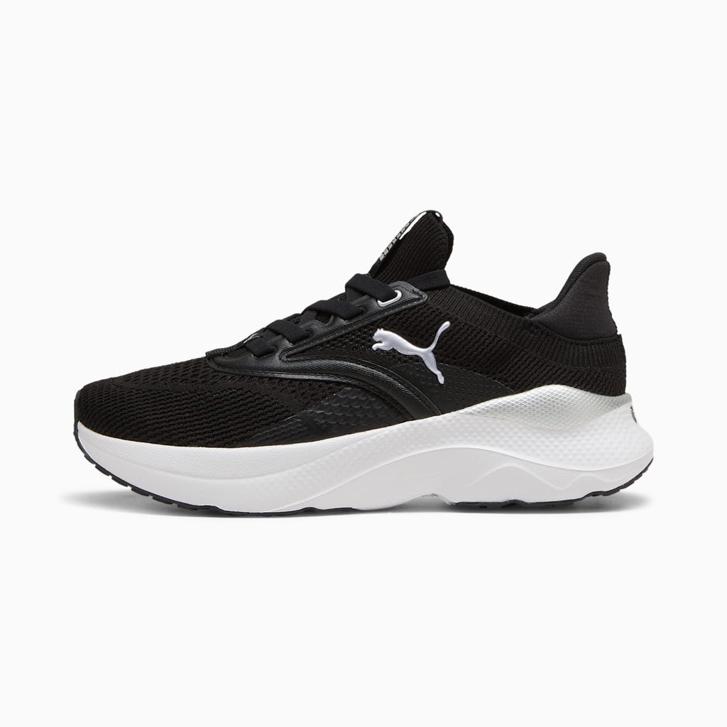 Softride Mayve Women's Shoes - PUMA Black-PUMA Whit - Side Profile - Lateral