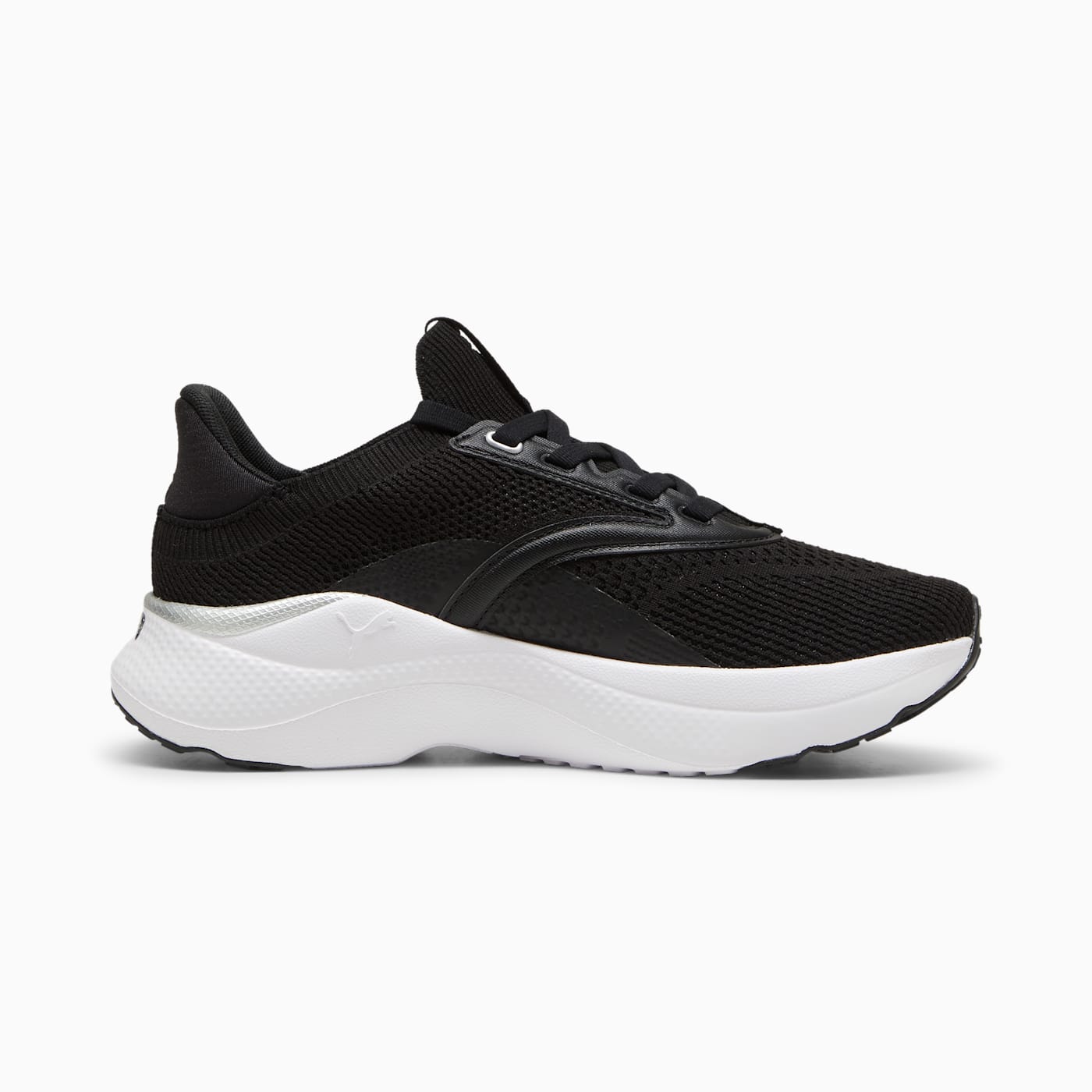 Softride Mayve Women's Shoes - PUMA Black-PUMA Whit - Side Profile - Medial