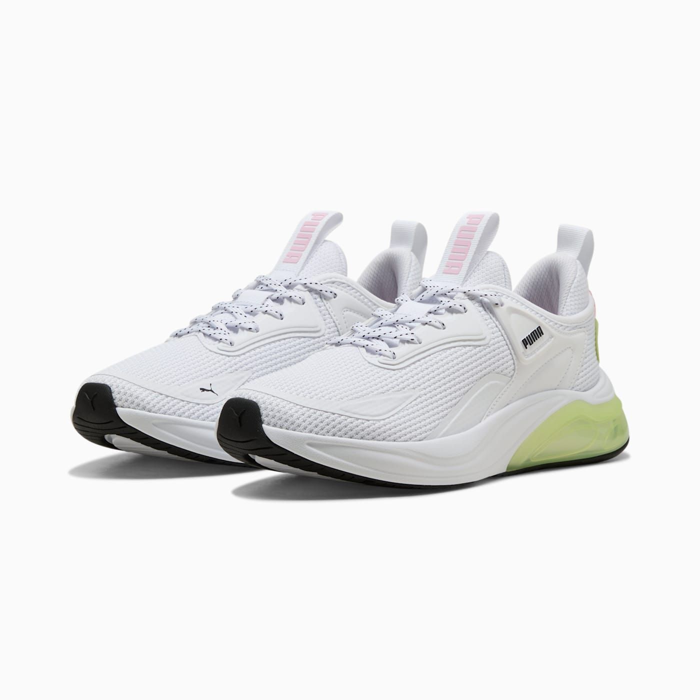 Cell Thrill Women's Shoes - PUMA White-Apple Spritz-Pear - Clean Studio Shot