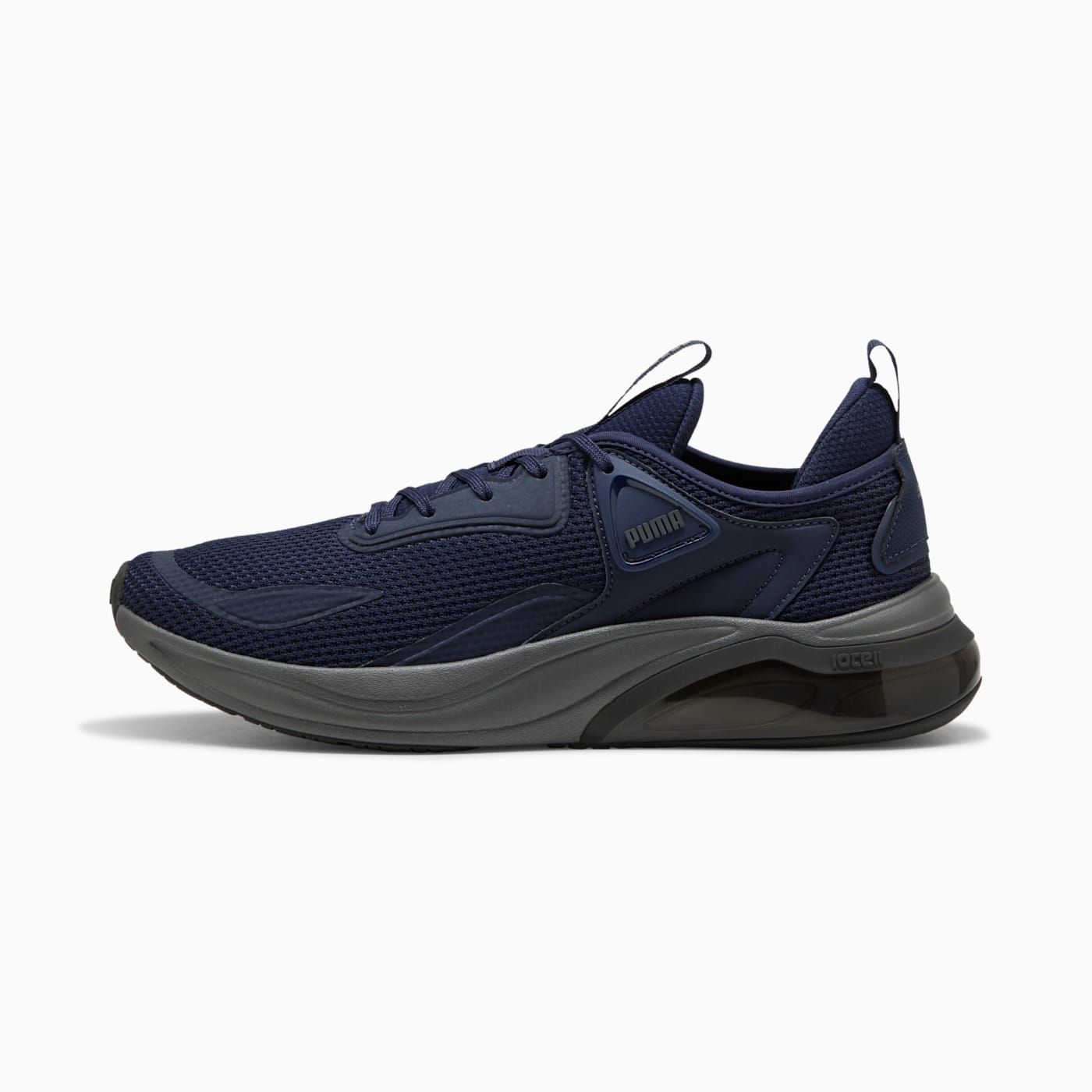 Cell Thrill Men's Shoes - PUMA Navy-PUMA Black-Cool Da - Side Profile - Lateral