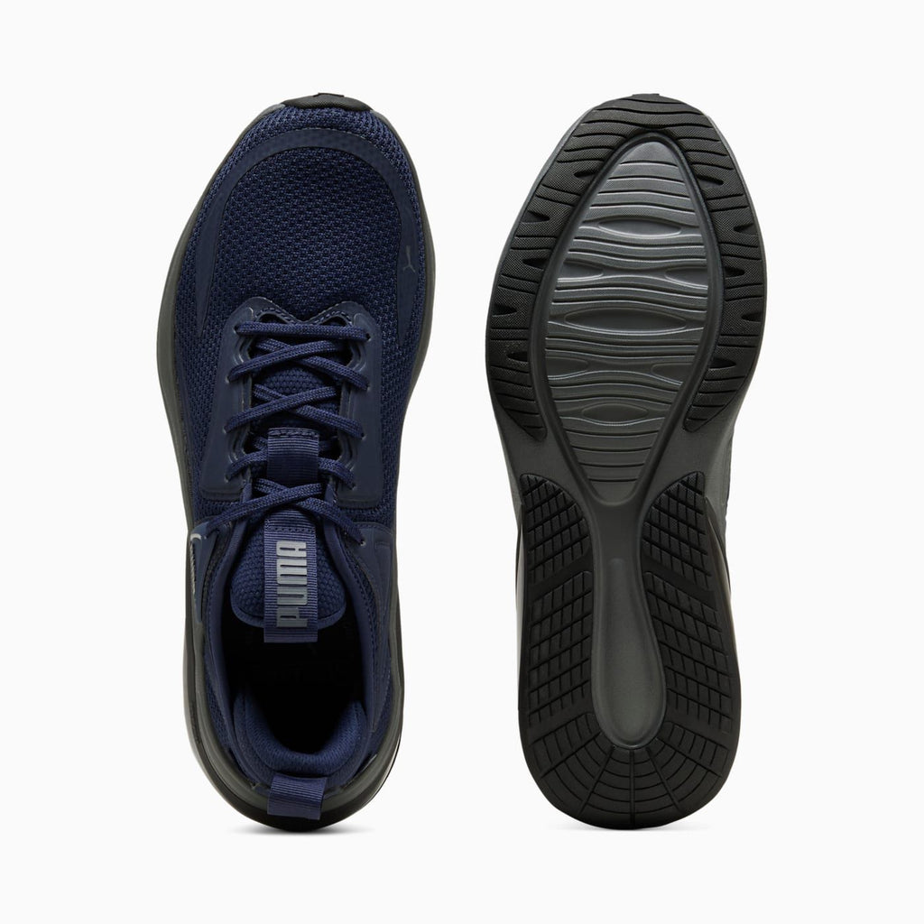 Cell Thrill Men's Shoes - PUMA Navy-PUMA Black-Cool Da - Top View and Outsole