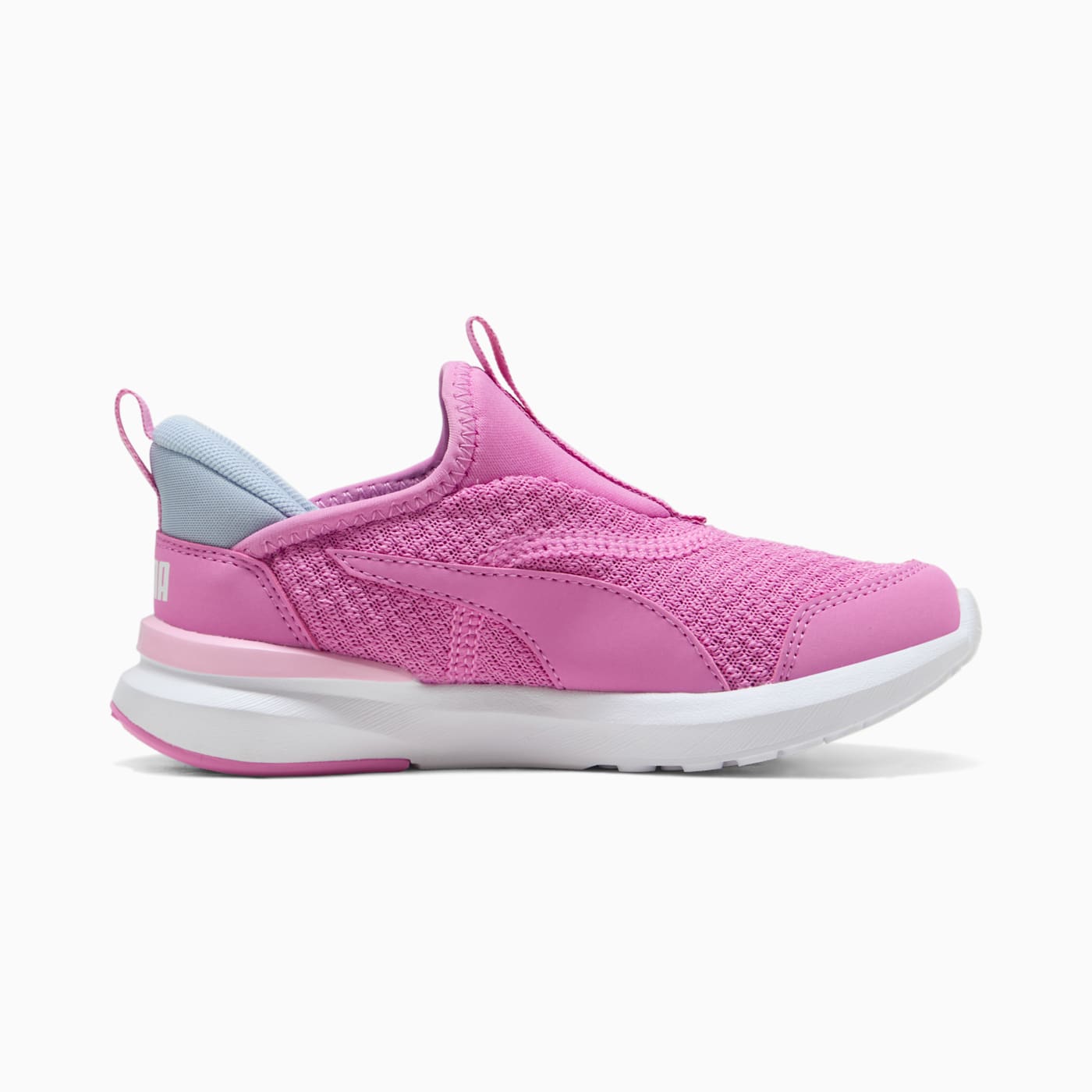 Kruz Profoam SLIPTECH Mauve Pop-Pink Kids' Shoes - Side Profile - Medial