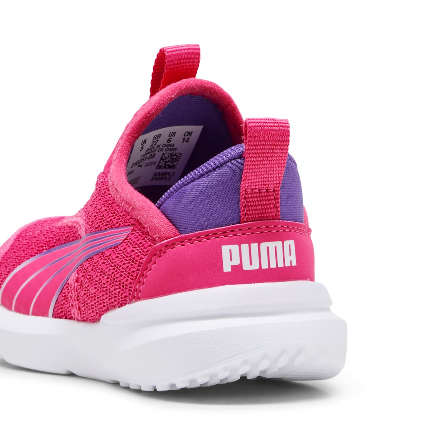 Kruz SLIPTECH Inf PUMA Pink-Lilac Frost- - Back / Heel View