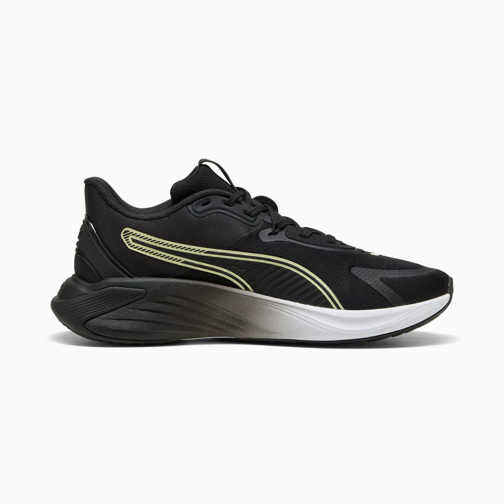 PWR Hybrid TR Men's Shoes - PUMA White-Apple Spritz-PU - Side Profile - Medial