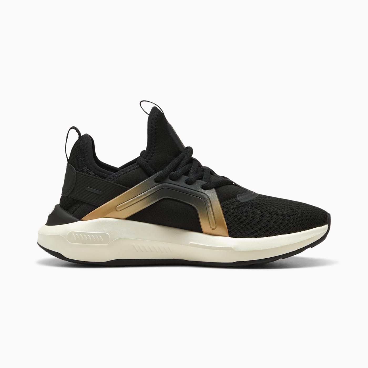 Softride Enzo 5 Metallic Women's Shoes - PUMA Black - Side Profile - Medial