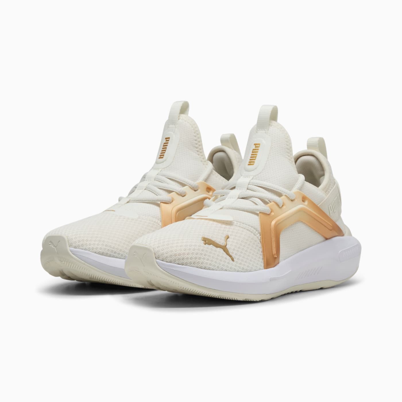 Softride Enzo 5 Metallic Women's Shoes - Warm White - Clean Studio Shot
