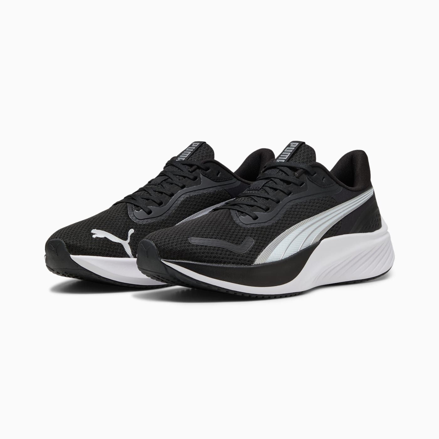 Pounce Lite Men's Shoes - PUMA Black-PUMA White - Clean Studio Shot