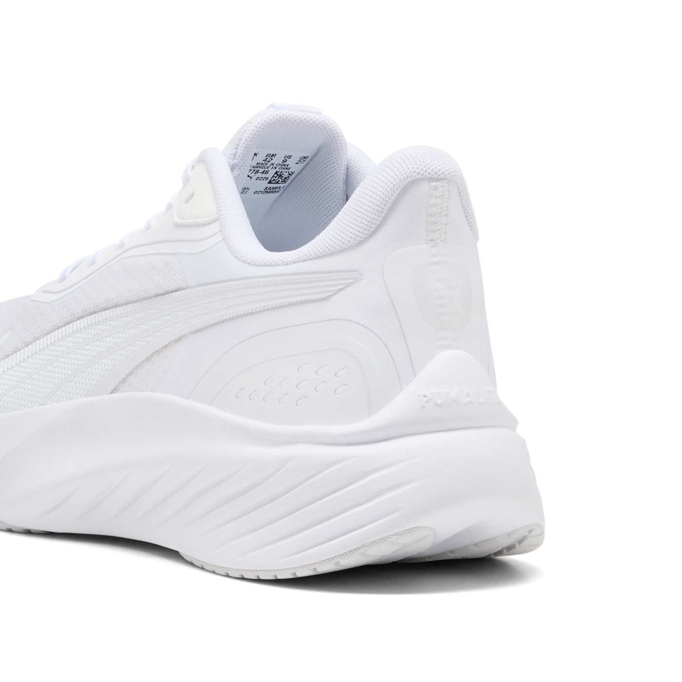 Pounce Lite Men's Shoes - PUMA White - Back / Heel View