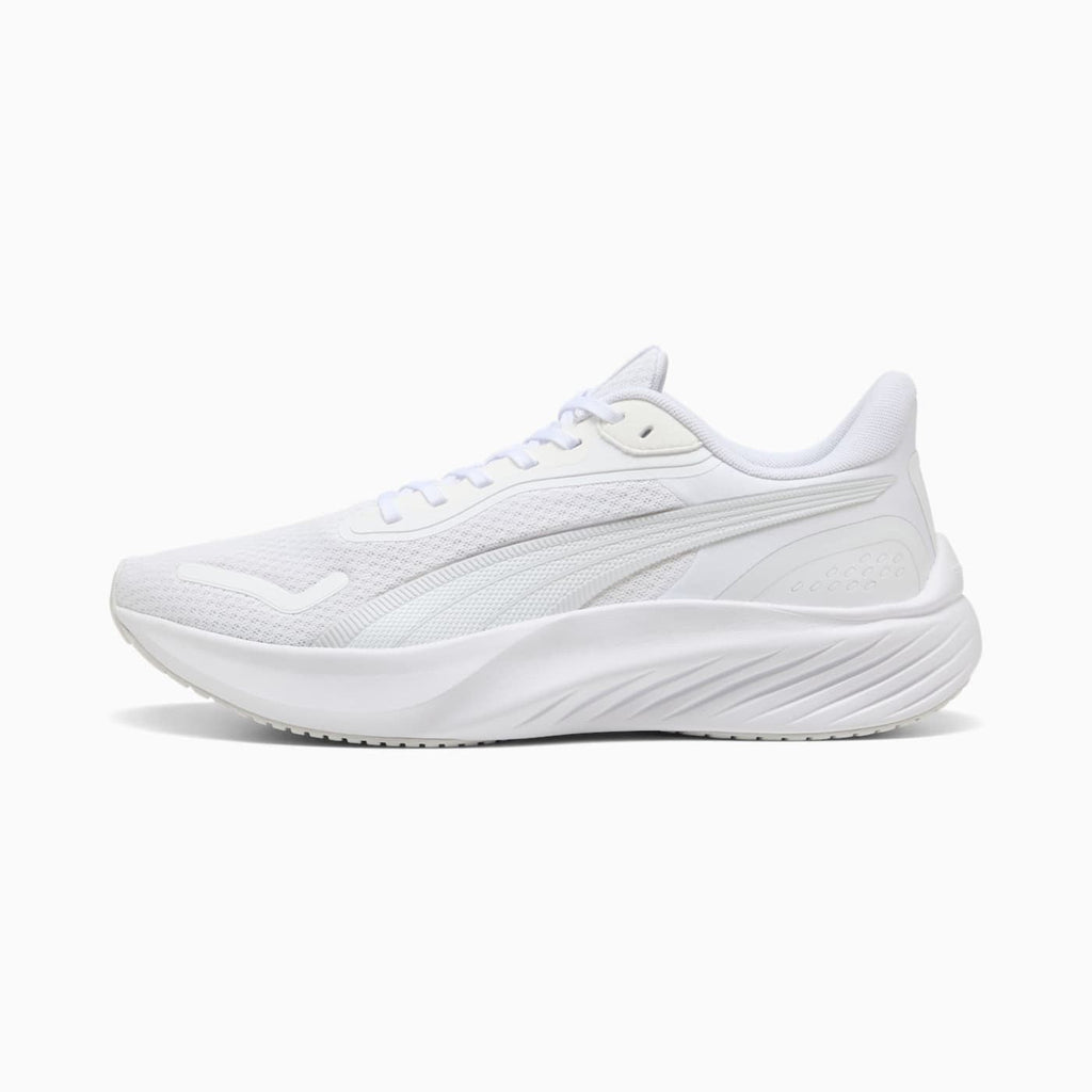 Pounce Lite Men's Shoes - PUMA White - Side Profile - Lateral
