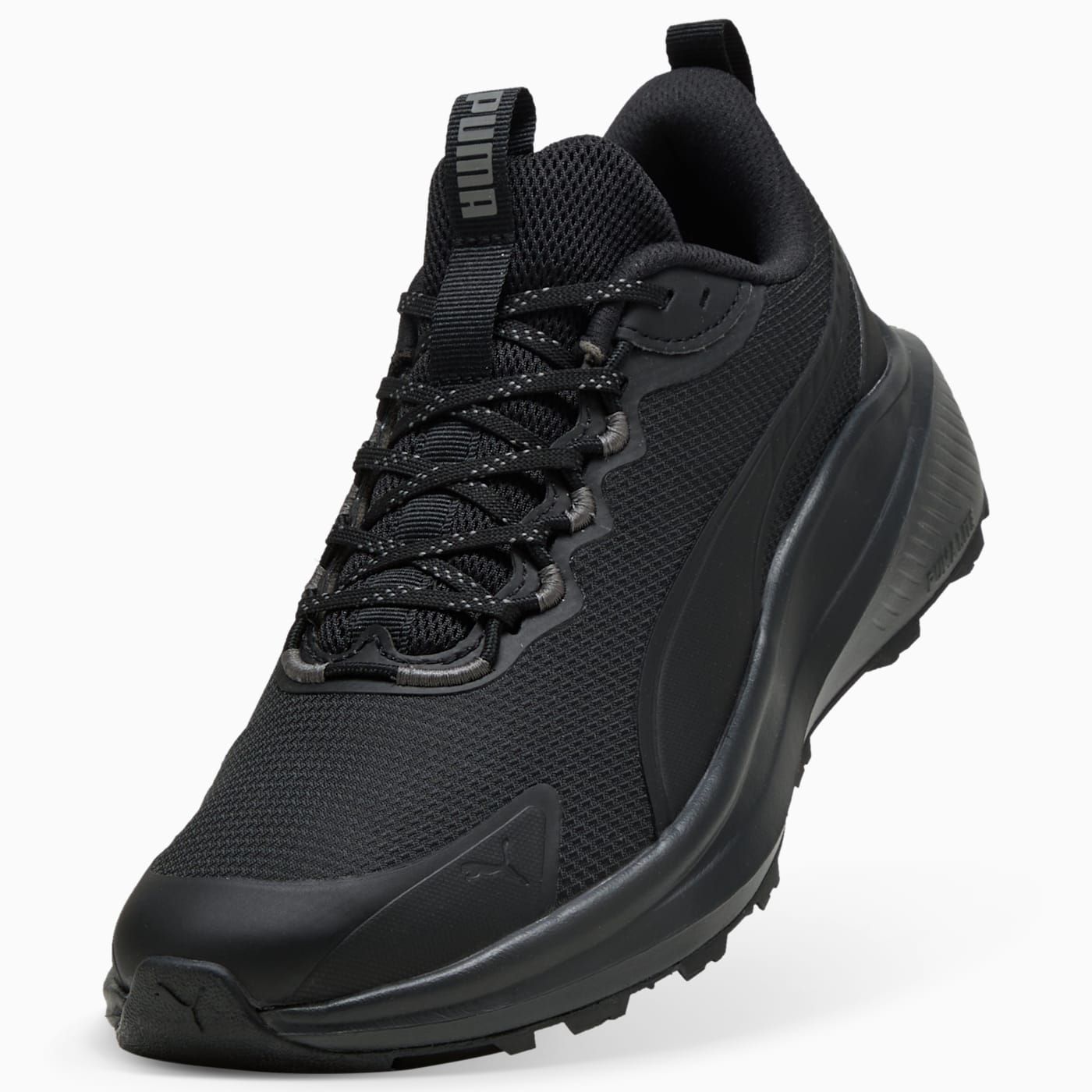 Skyrocket Lite Trail Men's Shoes - PUMA Black-Cool Dar - Angled Studio / Lifestyle Shot