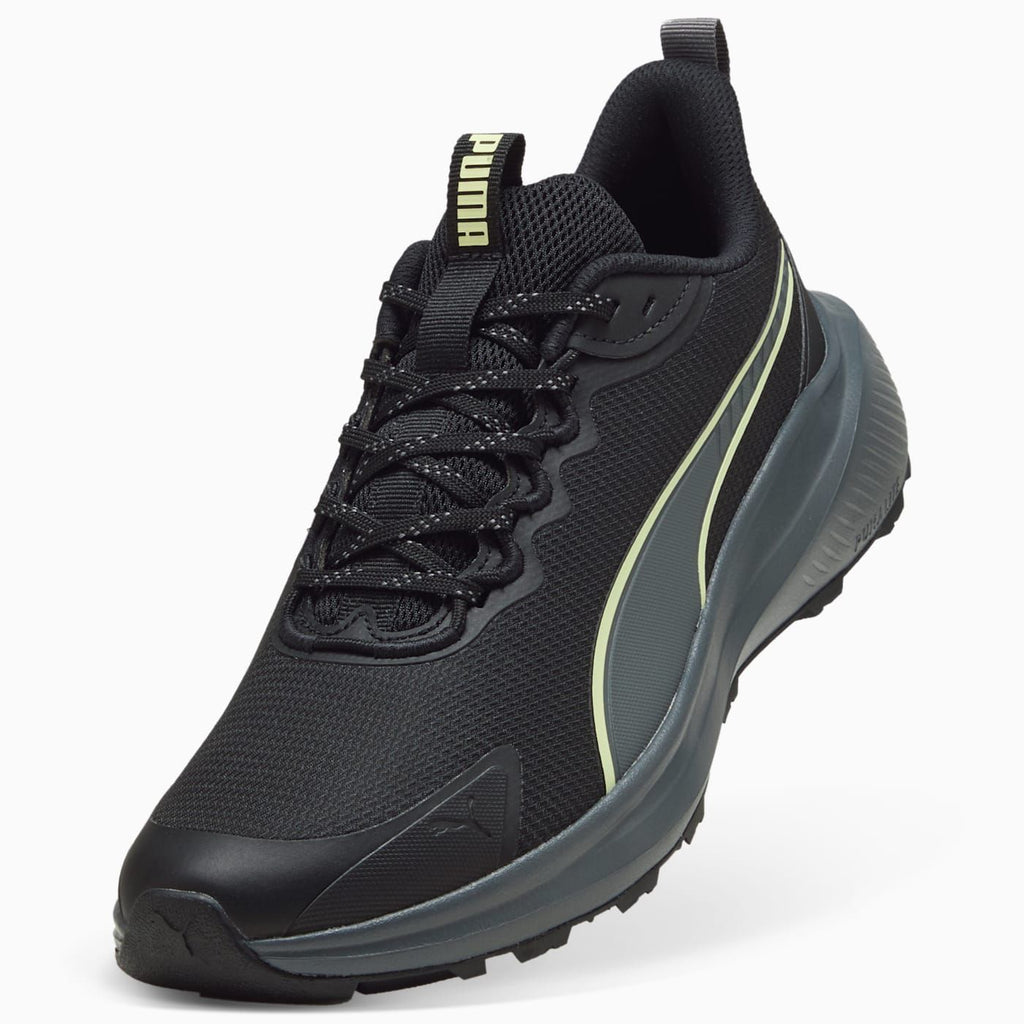 Skyrocket Lite Trail Men's Shoes - PUMA Black-Cool Dar - Angled Studio / Lifestyle Shot