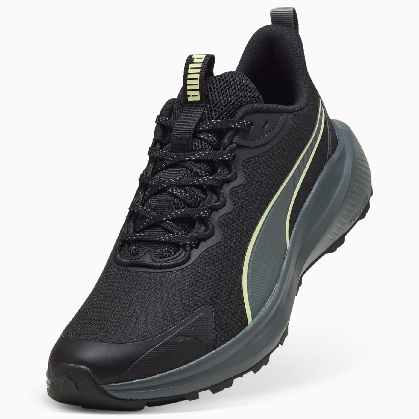 Skyrocket Lite Trail Men's Shoes - PUMA Black-Cool Dar - Angled Studio / Lifestyle Shot