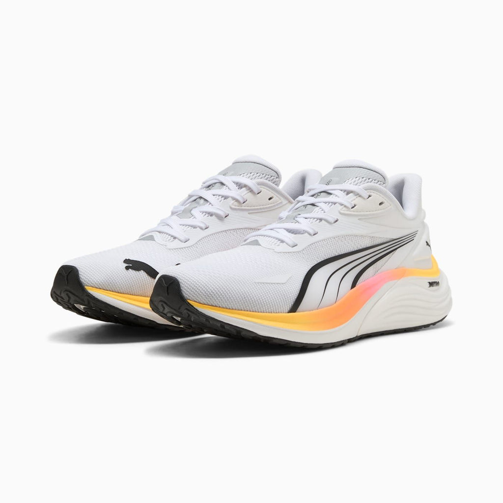 Electrify NITRO 4 Men's Shoes - PUMA White-Poison Pink - Clean Studio Shot