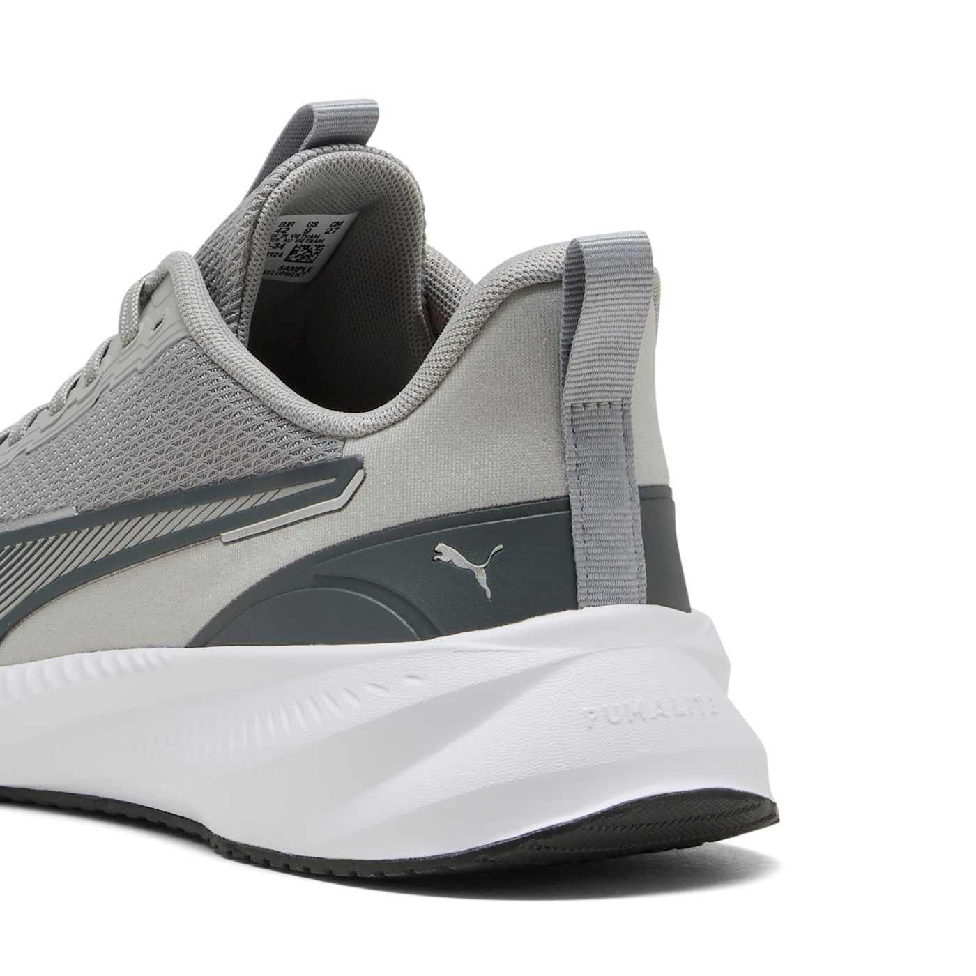 Flyer Lite 3 Men's Shoes - Gray Echo-Shadow Gray-PUMA - Back / Heel View