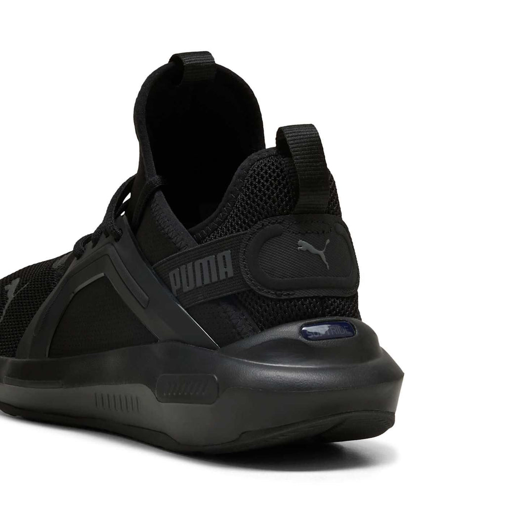 Softride Enzo 5 Men's Shoes - PUMA Black-Cool Dark Gra - Back / Heel View