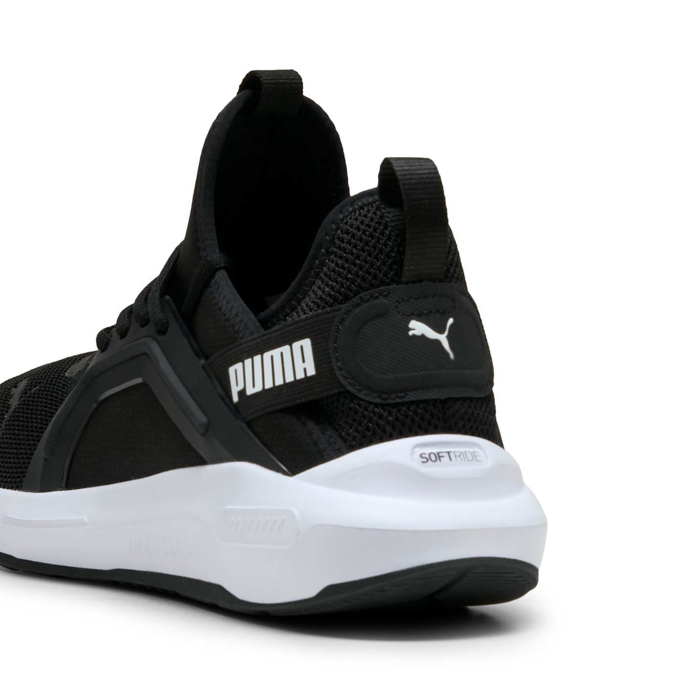 Softride Enzo 5 Men's Shoes - PUMA Black-PUMA White - Back / Heel View