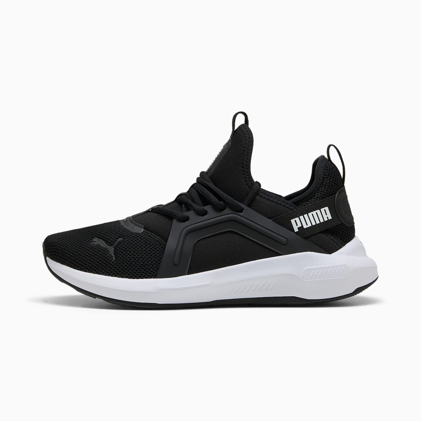 Softride Enzo 5 Men's Shoes - PUMA Black-PUMA White - Side Profile - Lateral