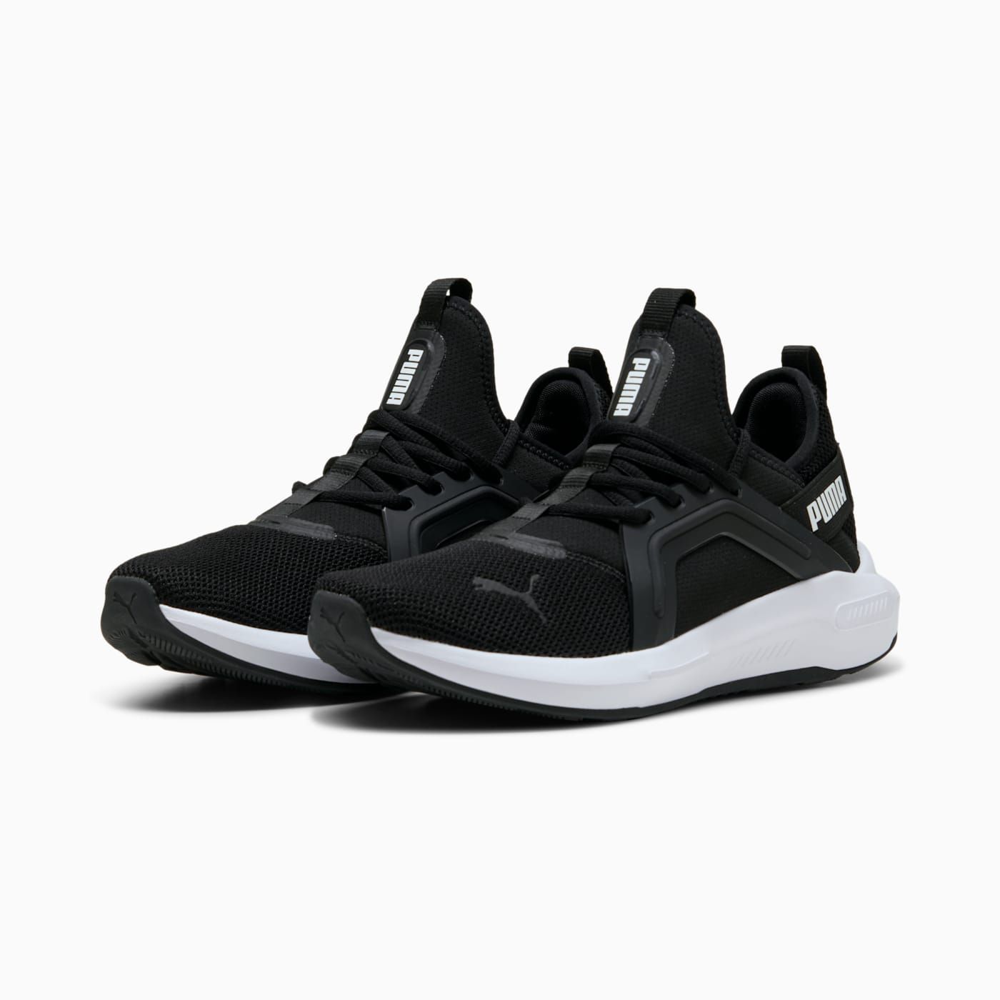 Softride Enzo 5 Men's Shoes - PUMA Black-PUMA White - Clean Studio Shot