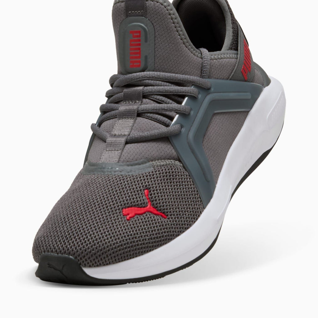 Softride Enzo 5 Men's Shoes - Cool Dark Gray-For All T - Angled Studio / Lifestyle Shot