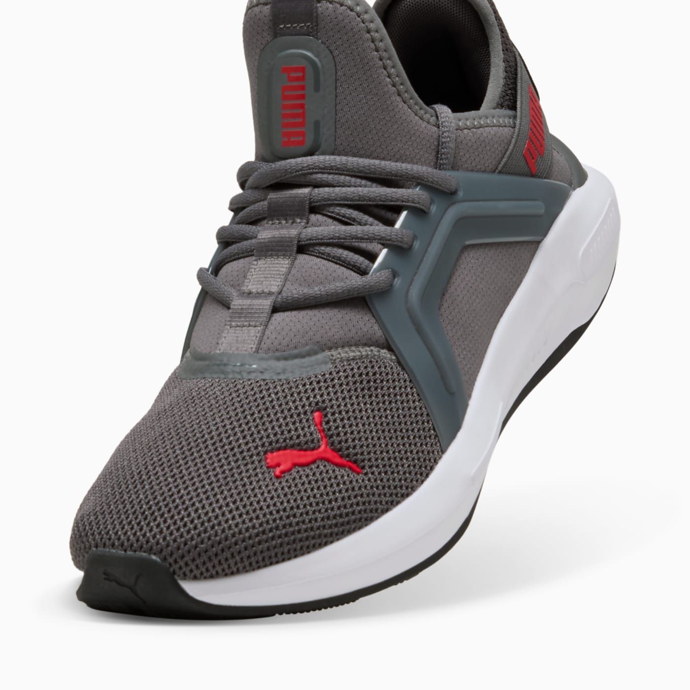 Softride Enzo 5 Men's Shoes - Cool Dark Gray-For All T - Angled Studio / Lifestyle Shot