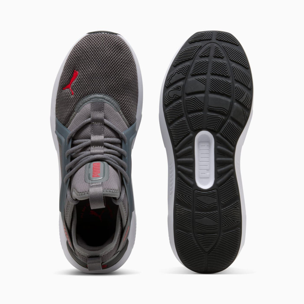 Softride Enzo 5 Men's Shoes - Cool Dark Gray-For All T - Top View and Outsole