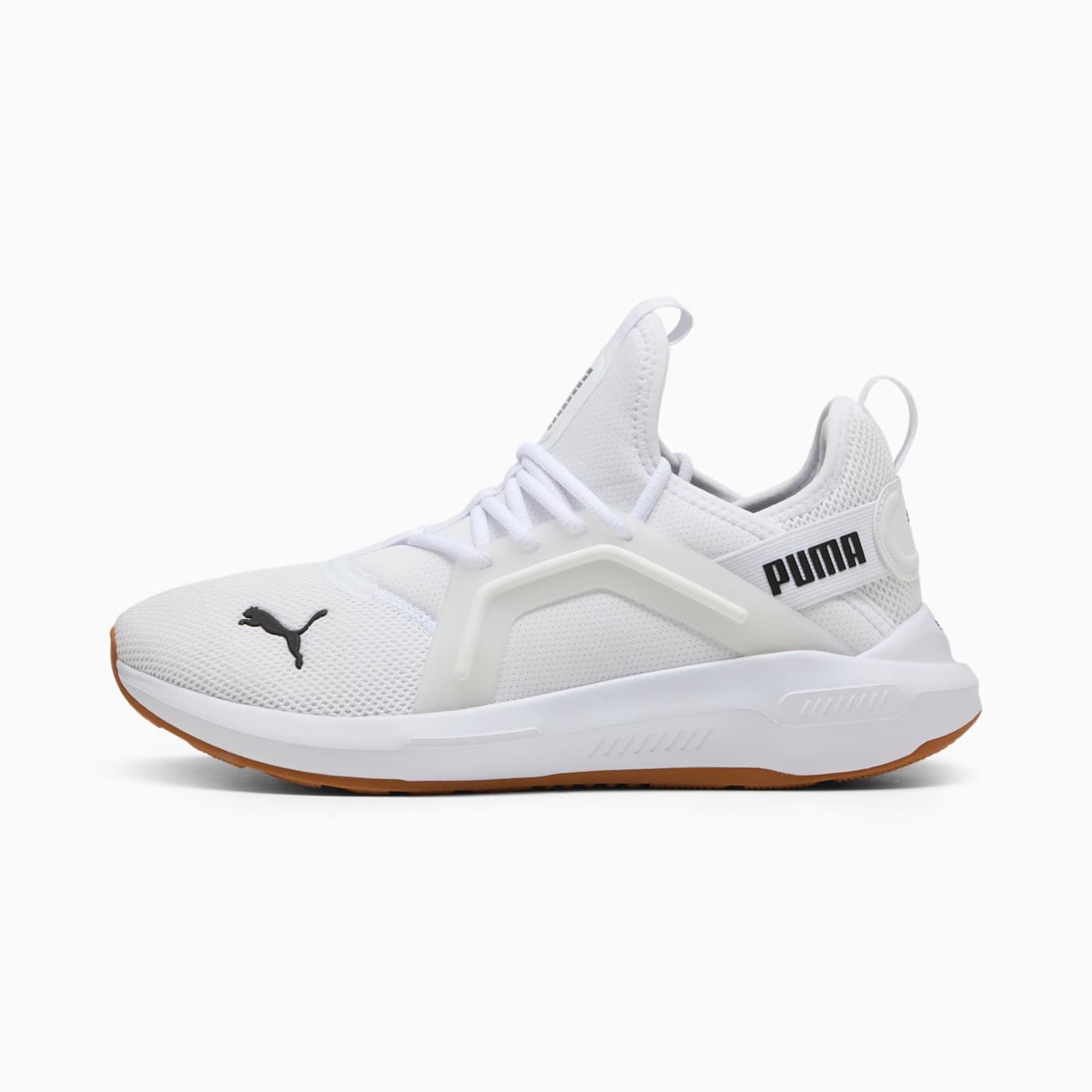 Softride Enzo 5 Men's Shoes - PUMA White-PUMA Black - Side Profile - Lateral