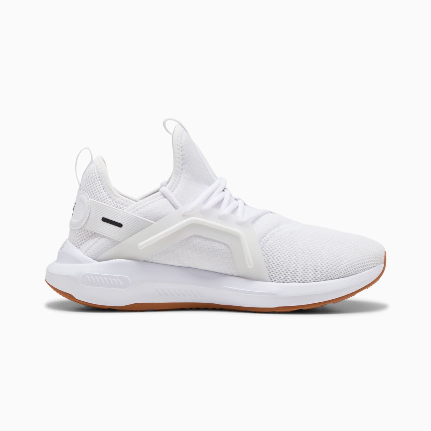 Softride Enzo 5 Men's Shoes - PUMA White-PUMA Black - Side Profile - Medial
