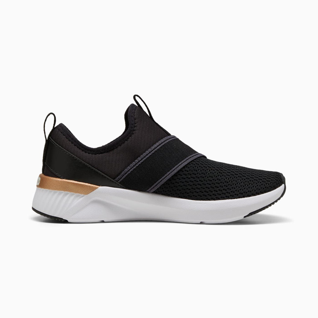 Softride Harli Slip on Women's Shoes - PUMA Black-PU - Side Profile - Medial