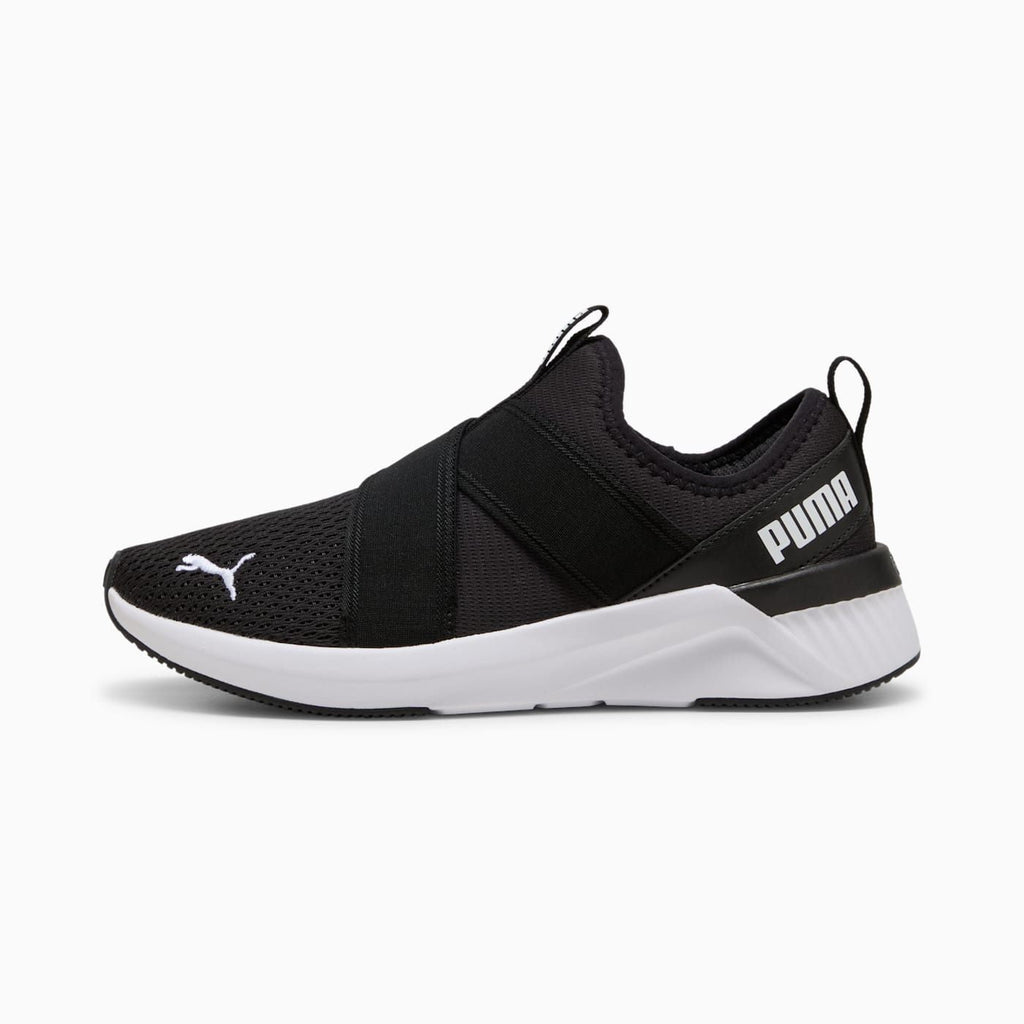 Softride Harli Slip on Women's Shoes - PUMA Black-PU - Side Profile - Lateral
