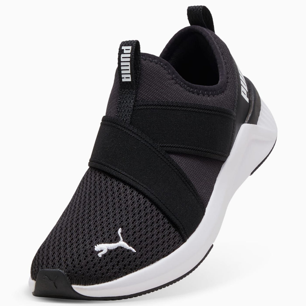 Softride Harli Slip on Women's Shoes - PUMA Black-PU - Angled Studio / Lifestyle Shot