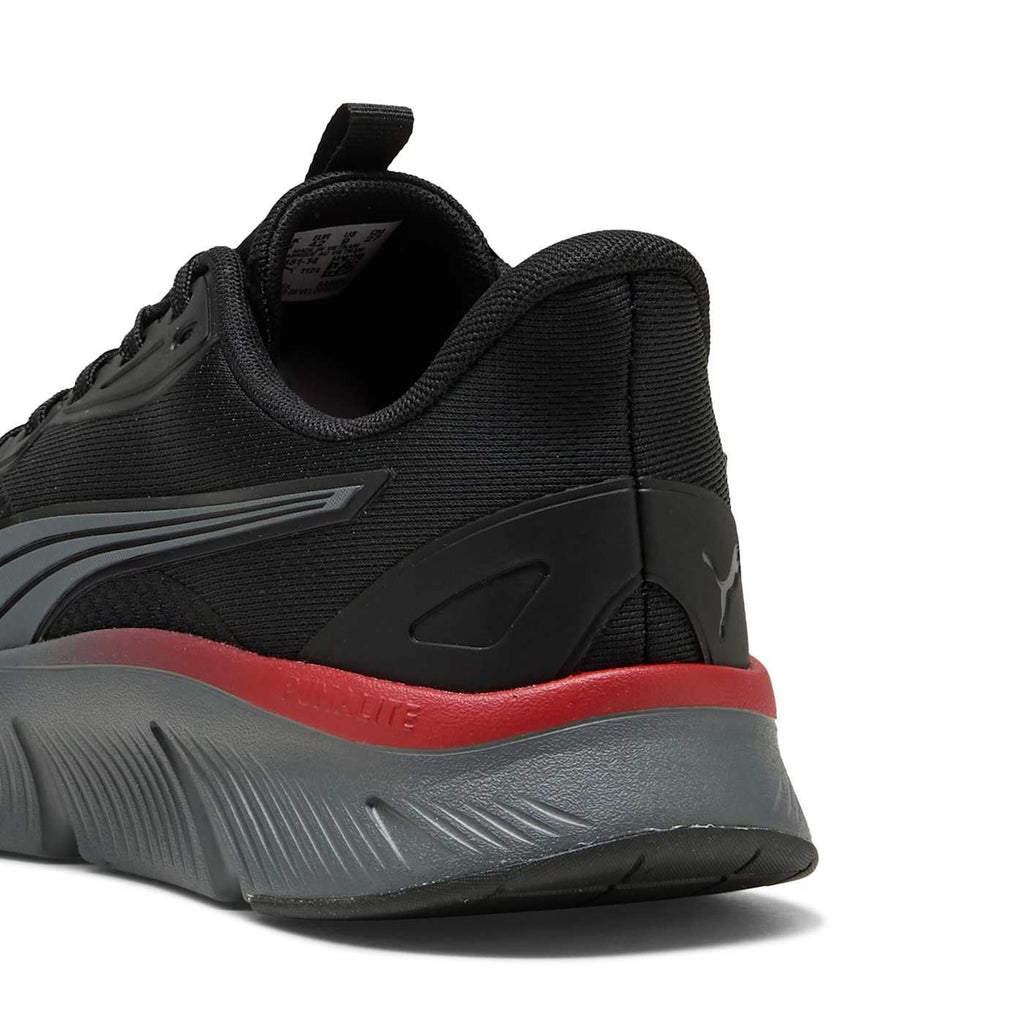 Flexfocus Lite Modern Woven Men's Shoes - PUMA Black-F - Back / Heel View