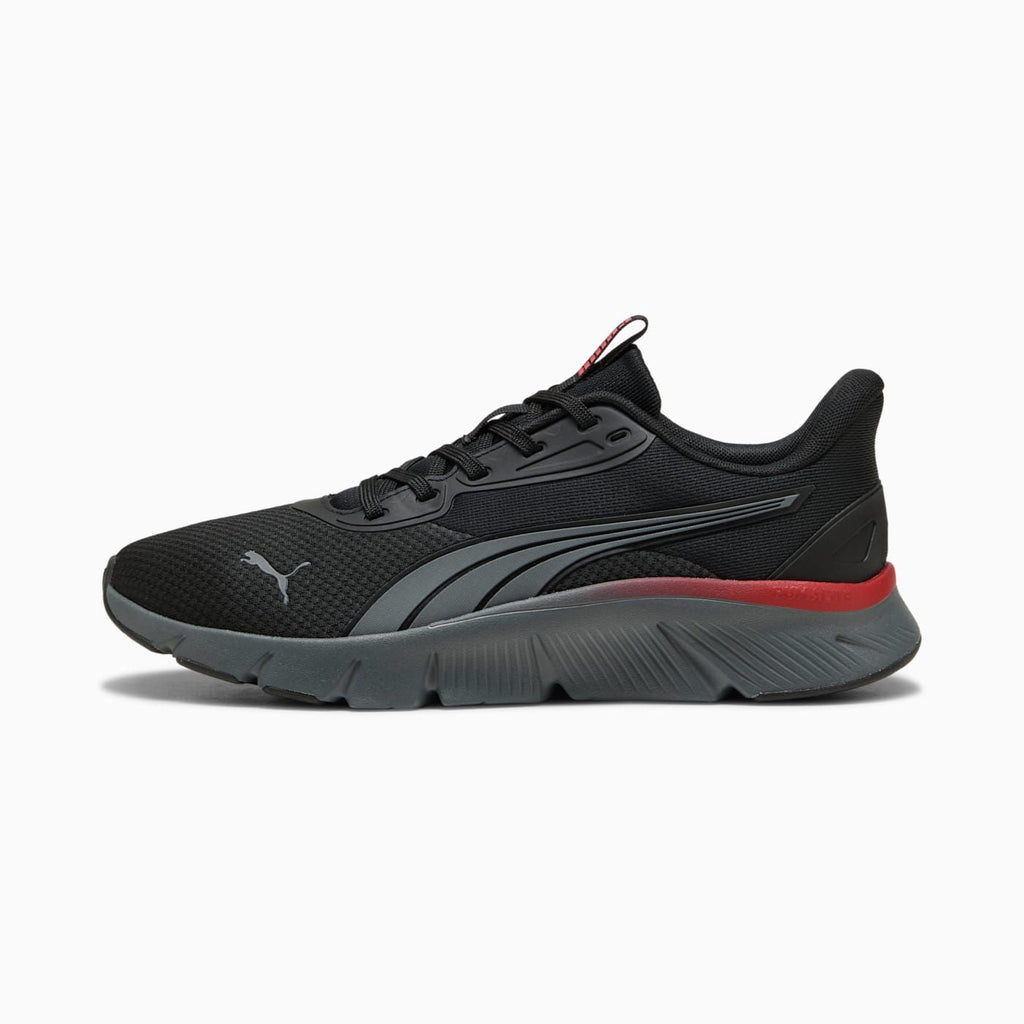 Flexfocus Lite Modern Woven Men's Shoes - PUMA Black-F - Side Profile - Lateral