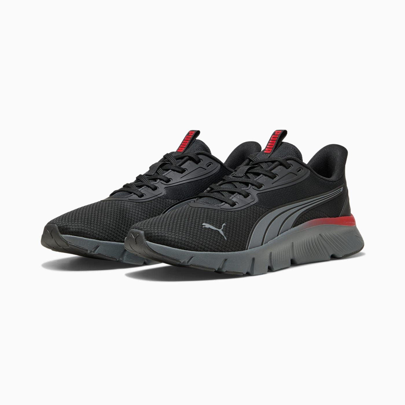 Flexfocus Lite Modern Woven Men's Shoes - PUMA Black-F - Clean Studio Shot