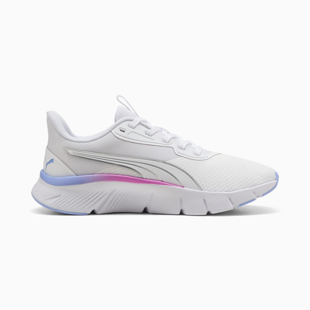 Flexfocus Lite Modern Woven Women's Shoes - PUMA White-E - Side Profile - Medial
