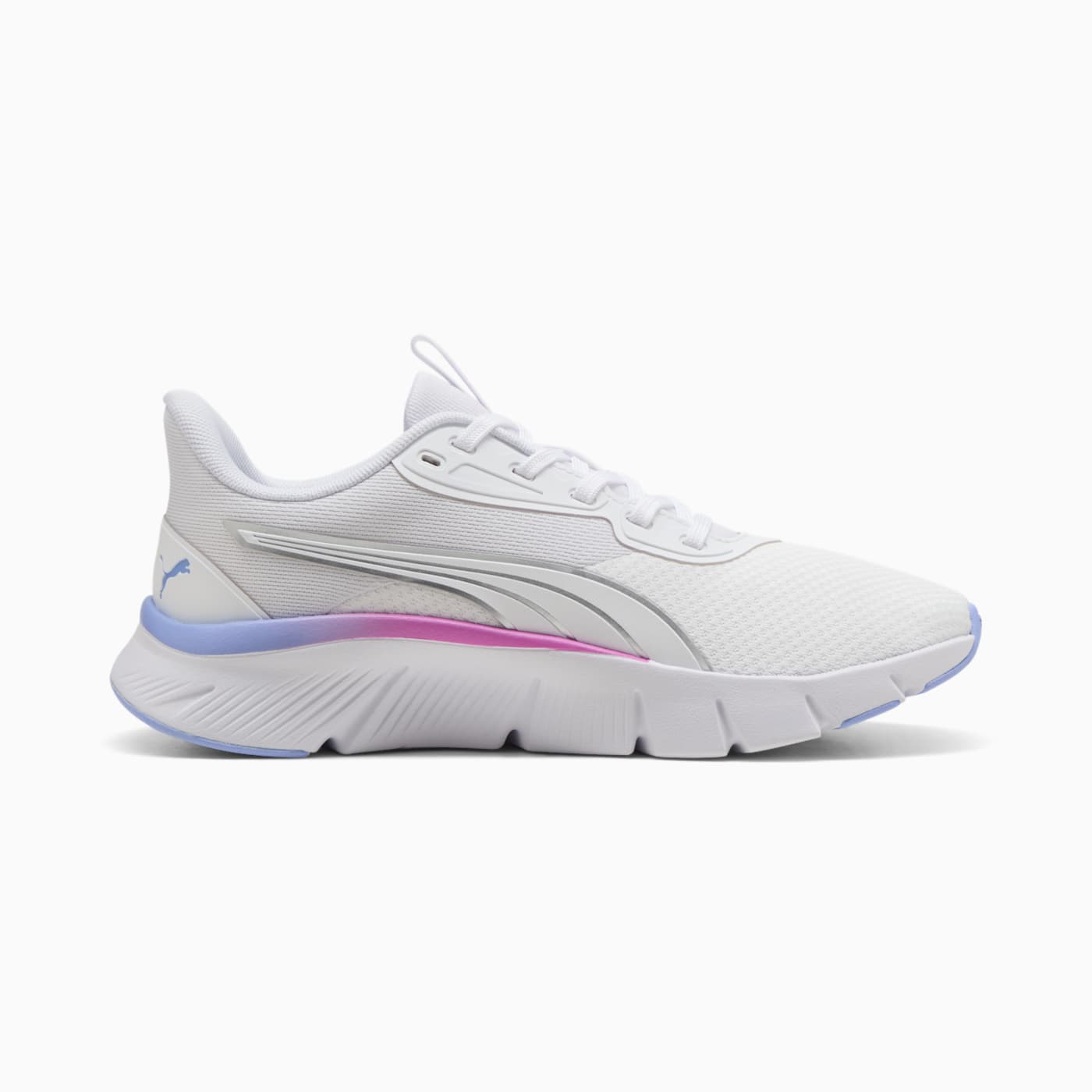 Flexfocus Lite Modern Woven Women's Shoes - PUMA White-E - Side Profile - Medial